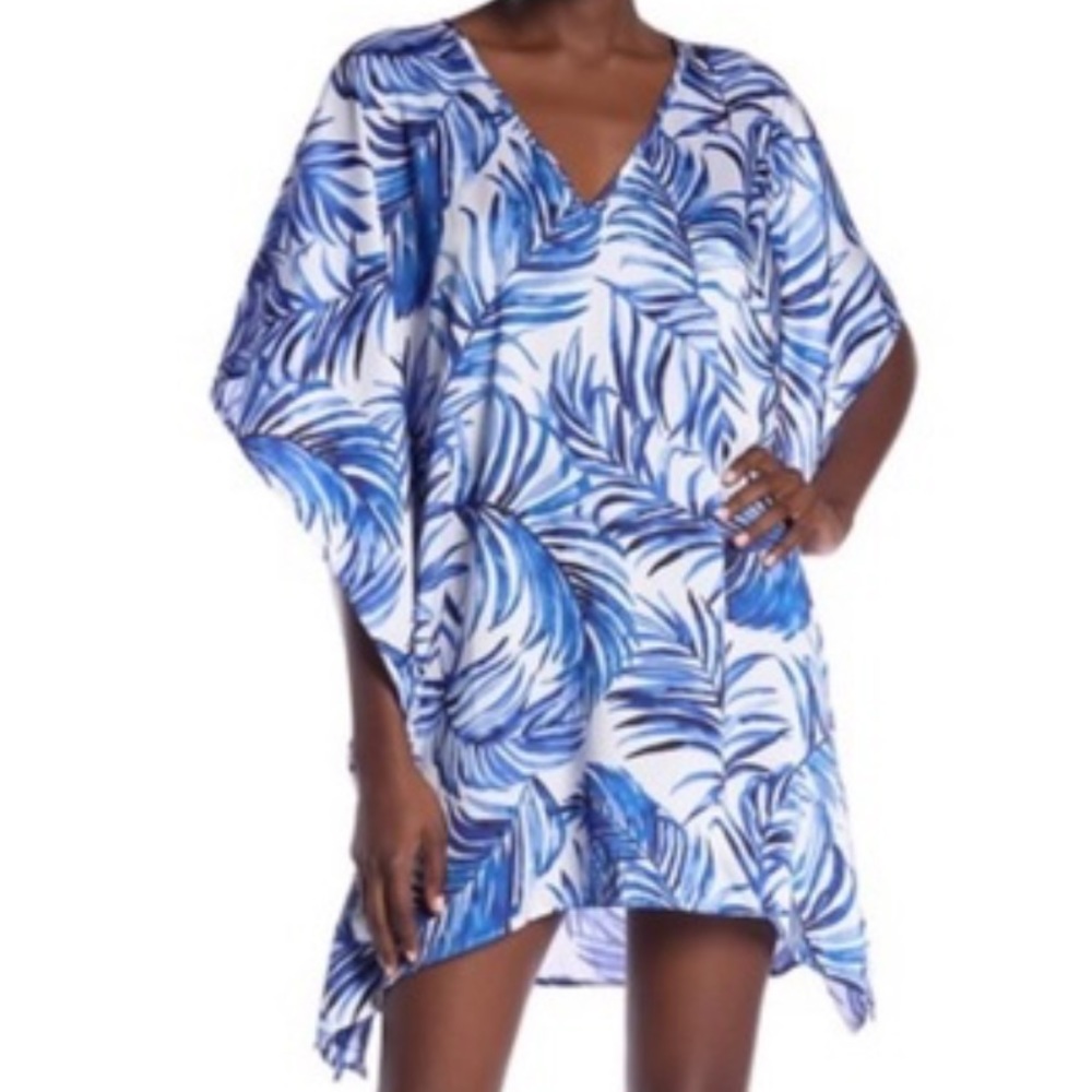NWT Tommy Bahama Printed Swim Coverup Tunic ~ in Cobalt Sea